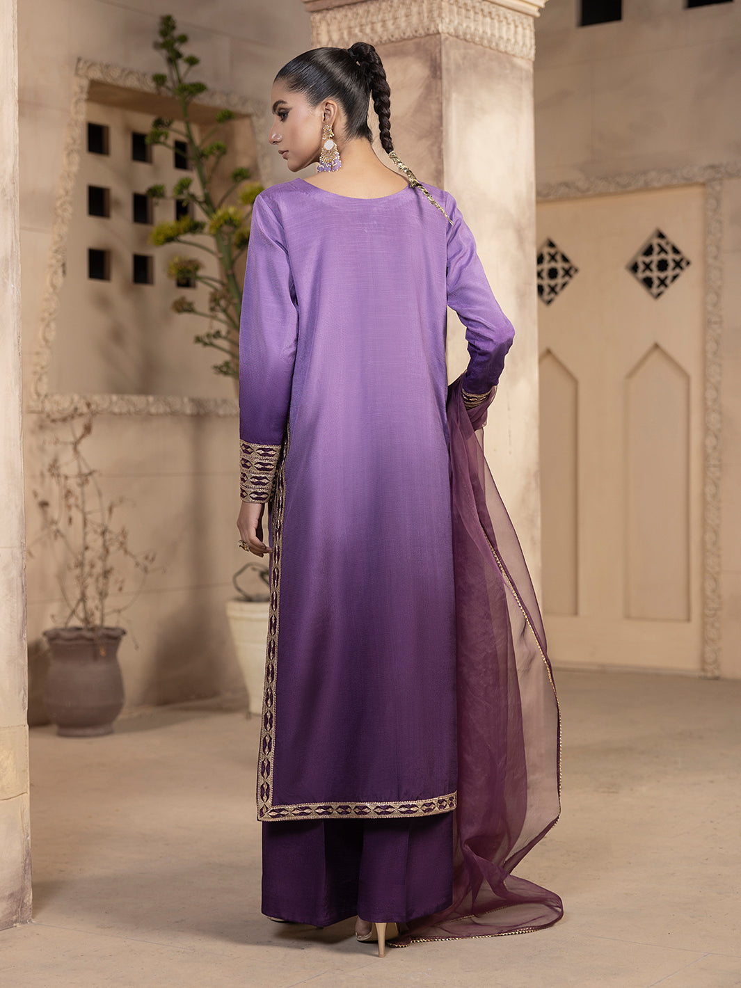 Hem Stitch | Raw Silk Edit 25 | Raania - Pakistani Designer Dress - by Hemstitch | Type: Ladies Clothes - 100% Original at Saira Sultan