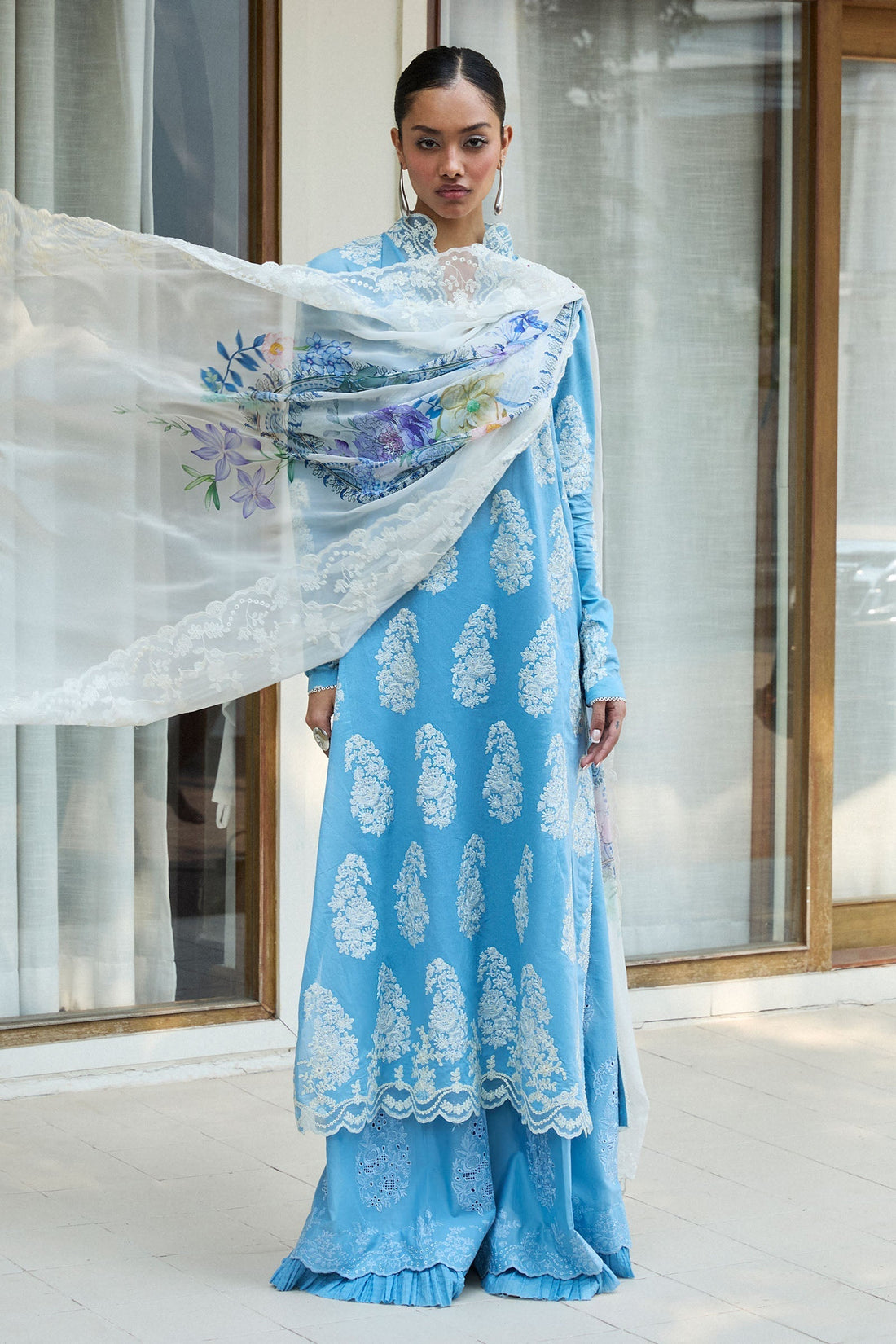 Zara Shahjahan | Satori 25 | Rai-6B XS Sky Blue Lawn