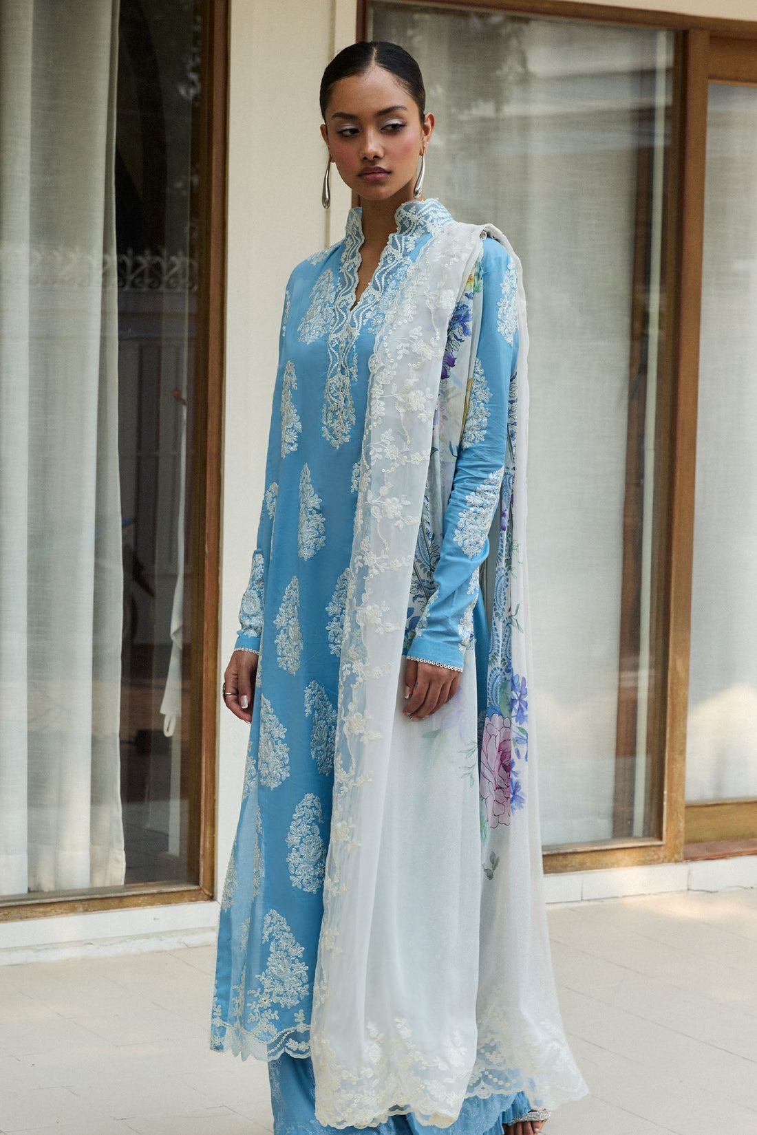 Zara Shahjahan | Satori 25 | Rai-6B XS Sky Blue Lawn