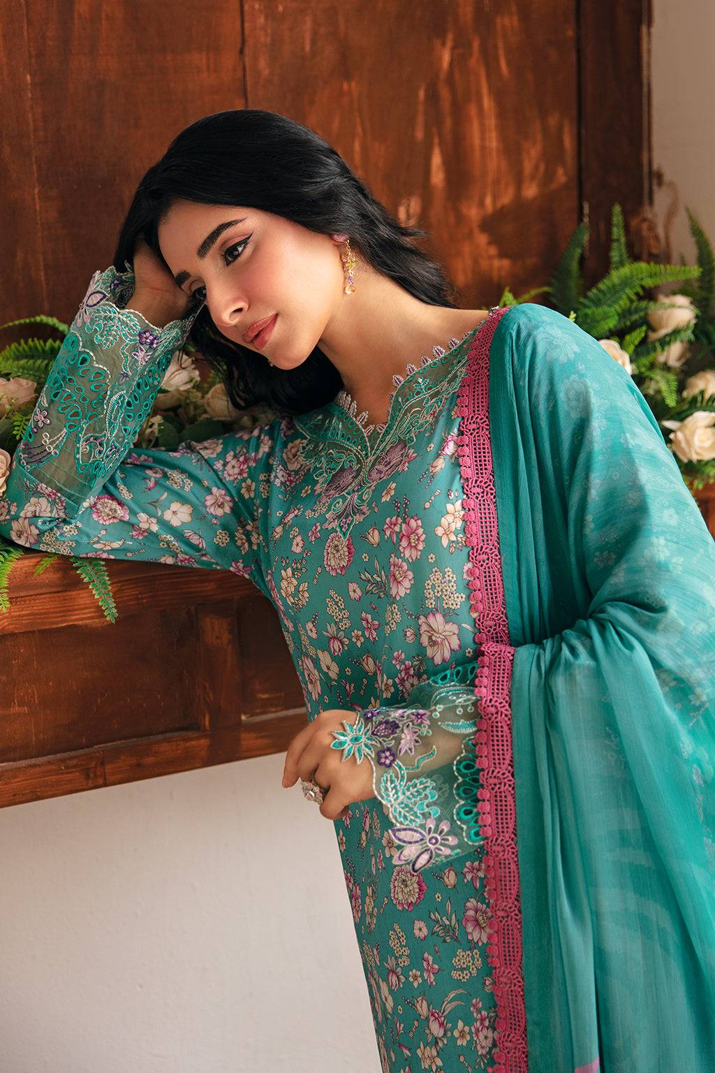 Ramsha | Rangrez Lawn Collection | N-402 - Pakistani Designer Dress - by Ramsha | Type: Casuals - 100% Original at Saira Sultan