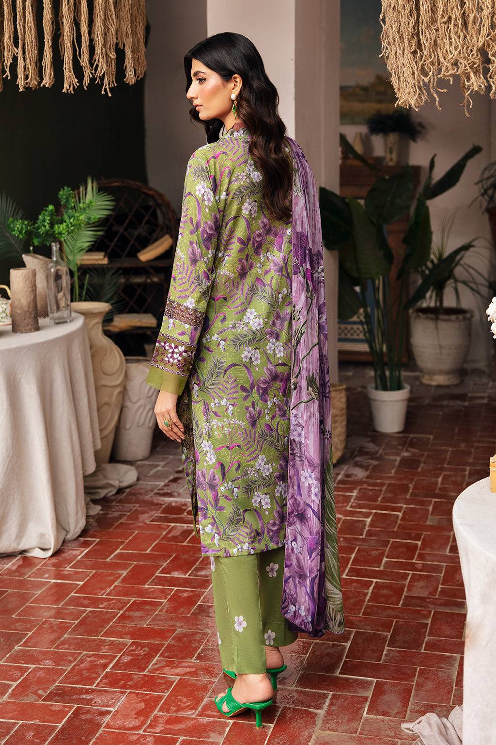 Ramsha | Rangrez Lawn Collection | N-410 - Pakistani Designer Dress - by Ramsha | Type: Casuals - 100% Original at Saira Sultan