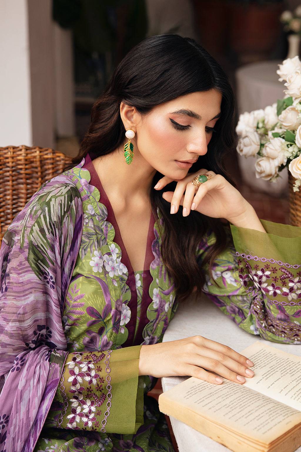 Ramsha | Rangrez Lawn Collection | N-410 - Pakistani Designer Dress - by Ramsha | Type: Casuals - 100% Original at Saira Sultan