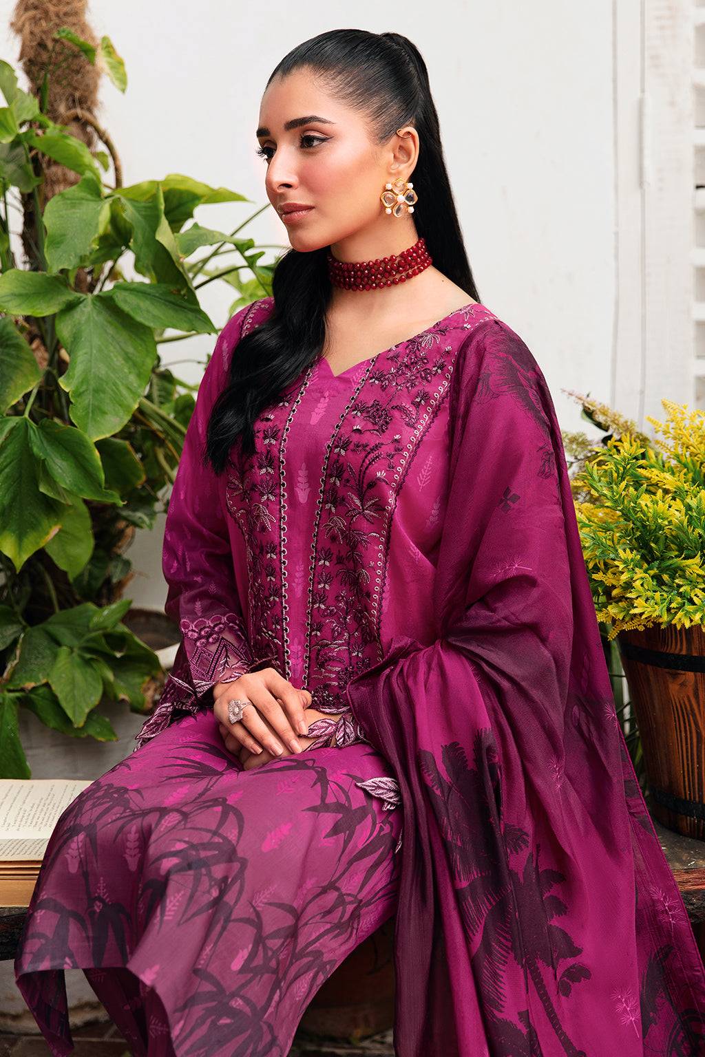 Ramsha | Rangrez Lawn Collection | N-408 - Pakistani Designer Dress - by Ramsha | Type: Casuals - 100% Original at Saira Sultan