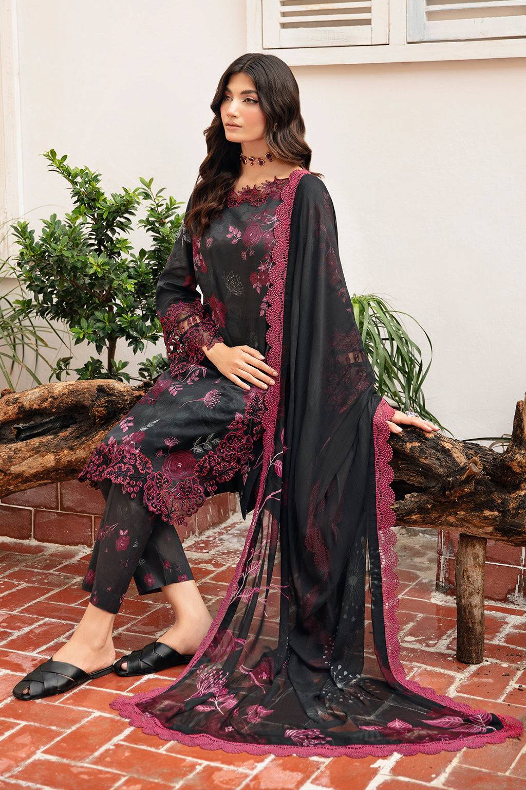 Ramsha | Rangrez Lawn Collection | N-401 - Pakistani Designer Dress - by Ramsha | Type: Casuals - 100% Original at Saira Sultan