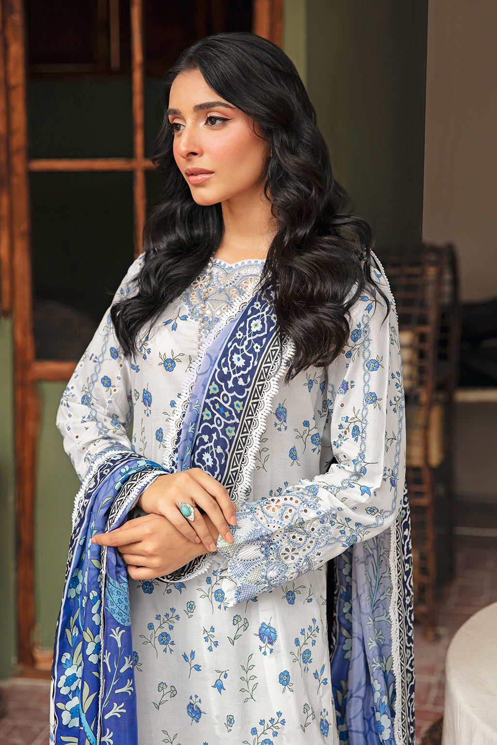 Ramsha | Rangrez Lawn Collection | N-403 - Pakistani Designer Dress - by Ramsha | Type: Casuals - 100% Original at Saira Sultan