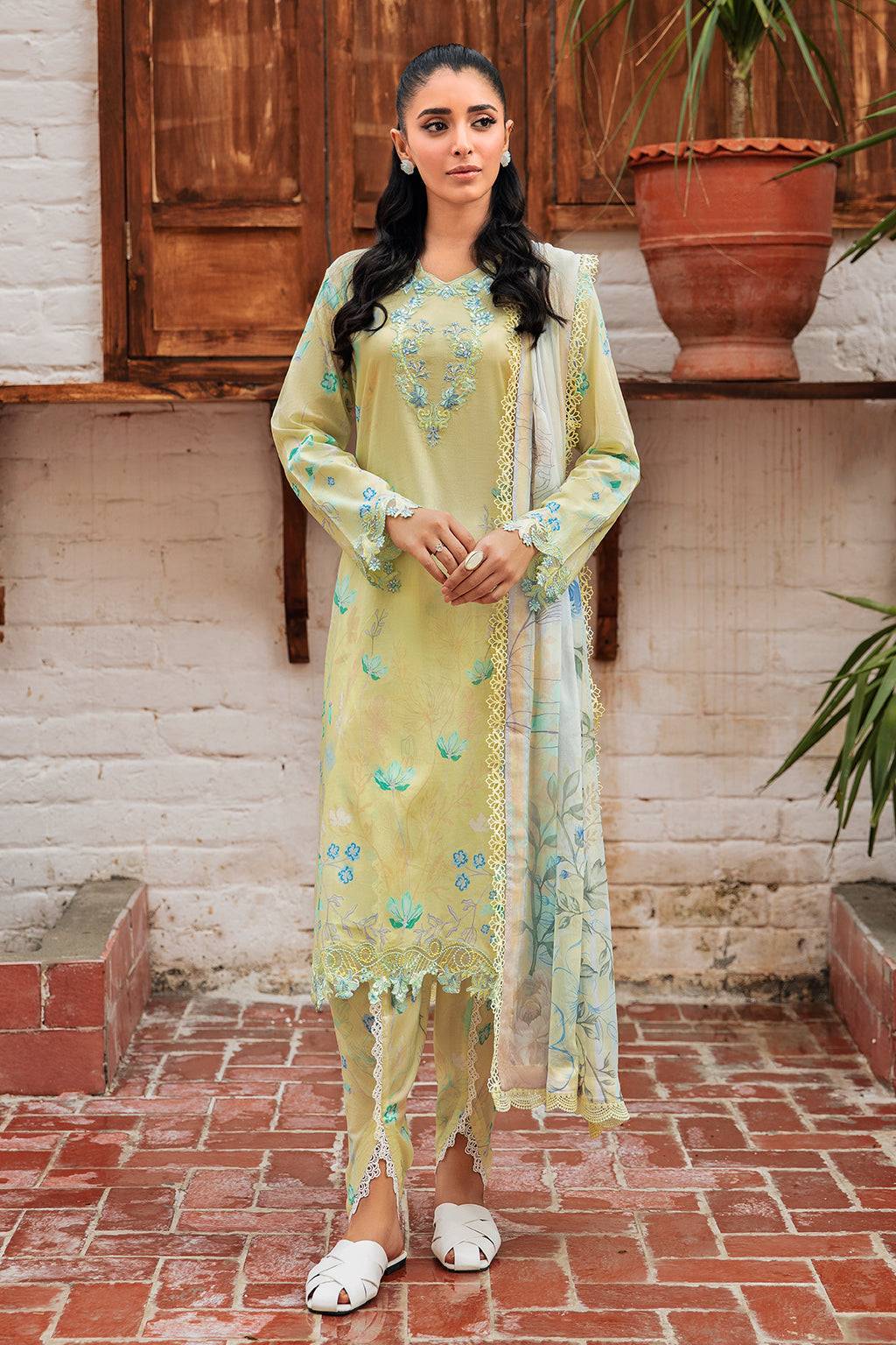 Ramsha | Rangrez Lawn Collection | N-407 - Pakistani Designer Dress - by Ramsha | Type: Casuals - 100% Original at Saira Sultan