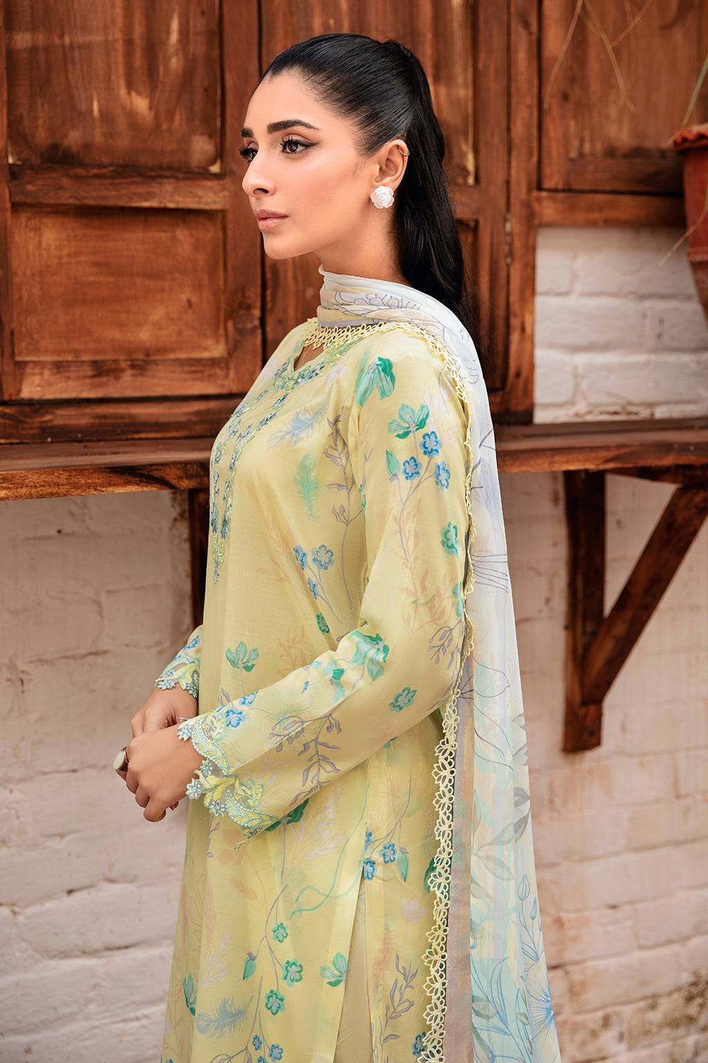 Ramsha | Rangrez Lawn Collection | N-407 - Pakistani Designer Dress - by Ramsha | Type: Casuals - 100% Original at Saira Sultan