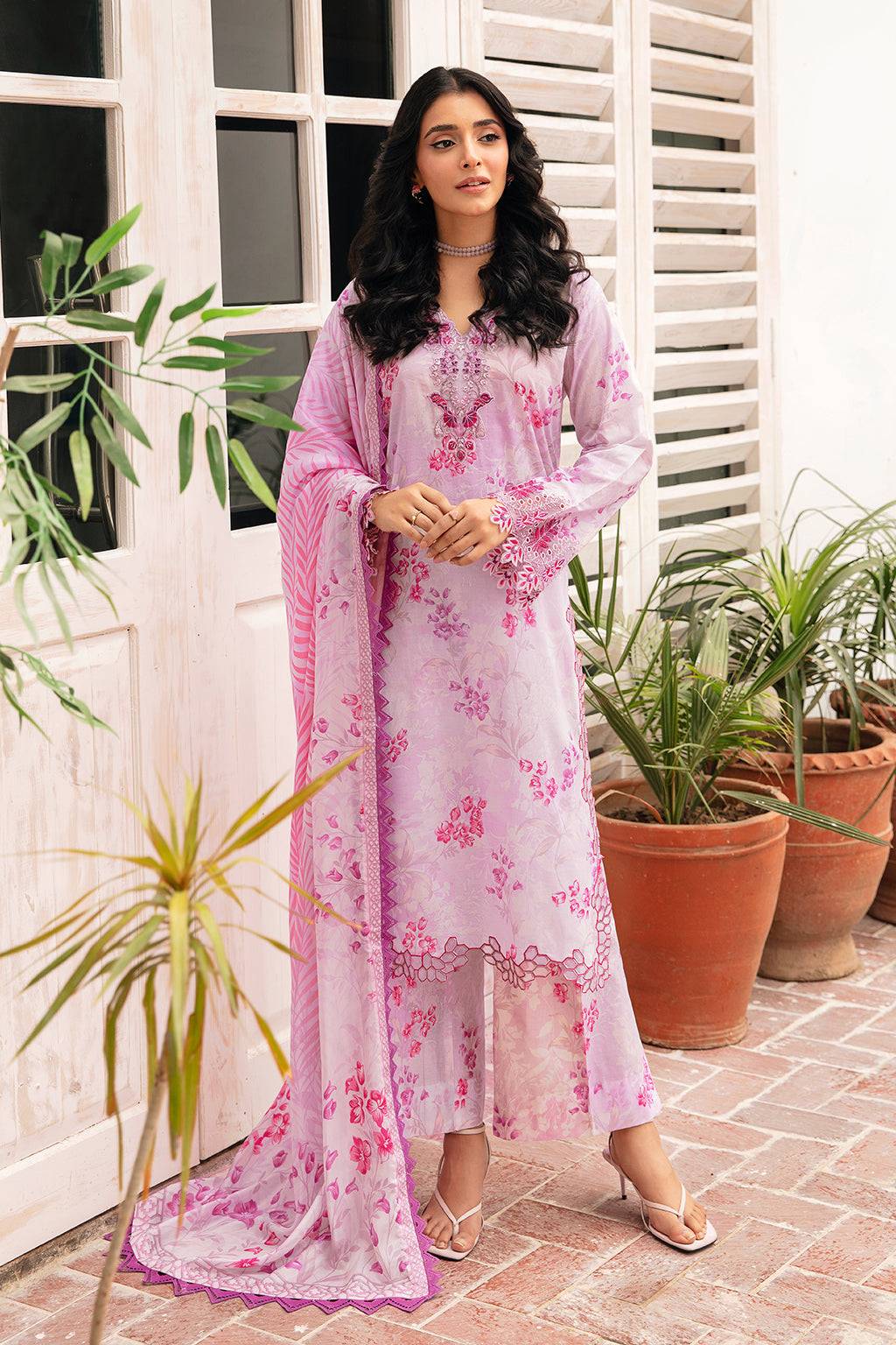 Ramsha | Rangrez Lawn Collection | N-405 - Pakistani Designer Dress - by Ramsha | Type: Casuals - 100% Original at Saira Sultan