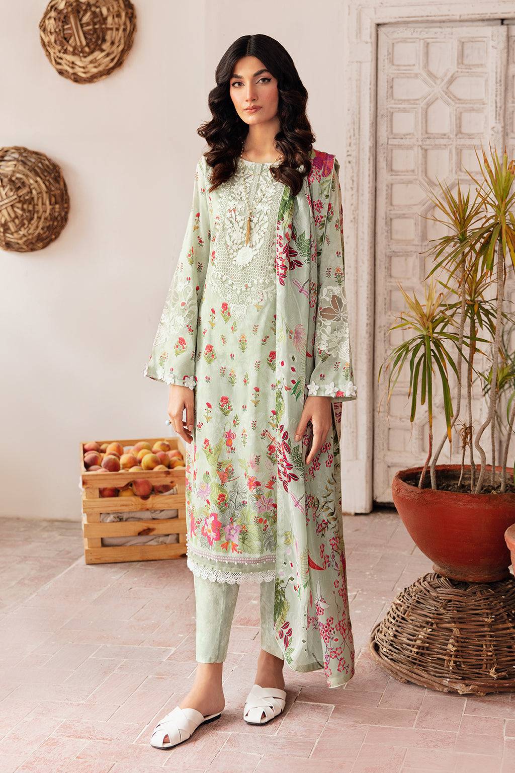 Ramsha | Rangrez Lawn Collection | N-409 - Pakistani Designer Dress - by Ramsha | Type: Casuals - 100% Original at Saira Sultan