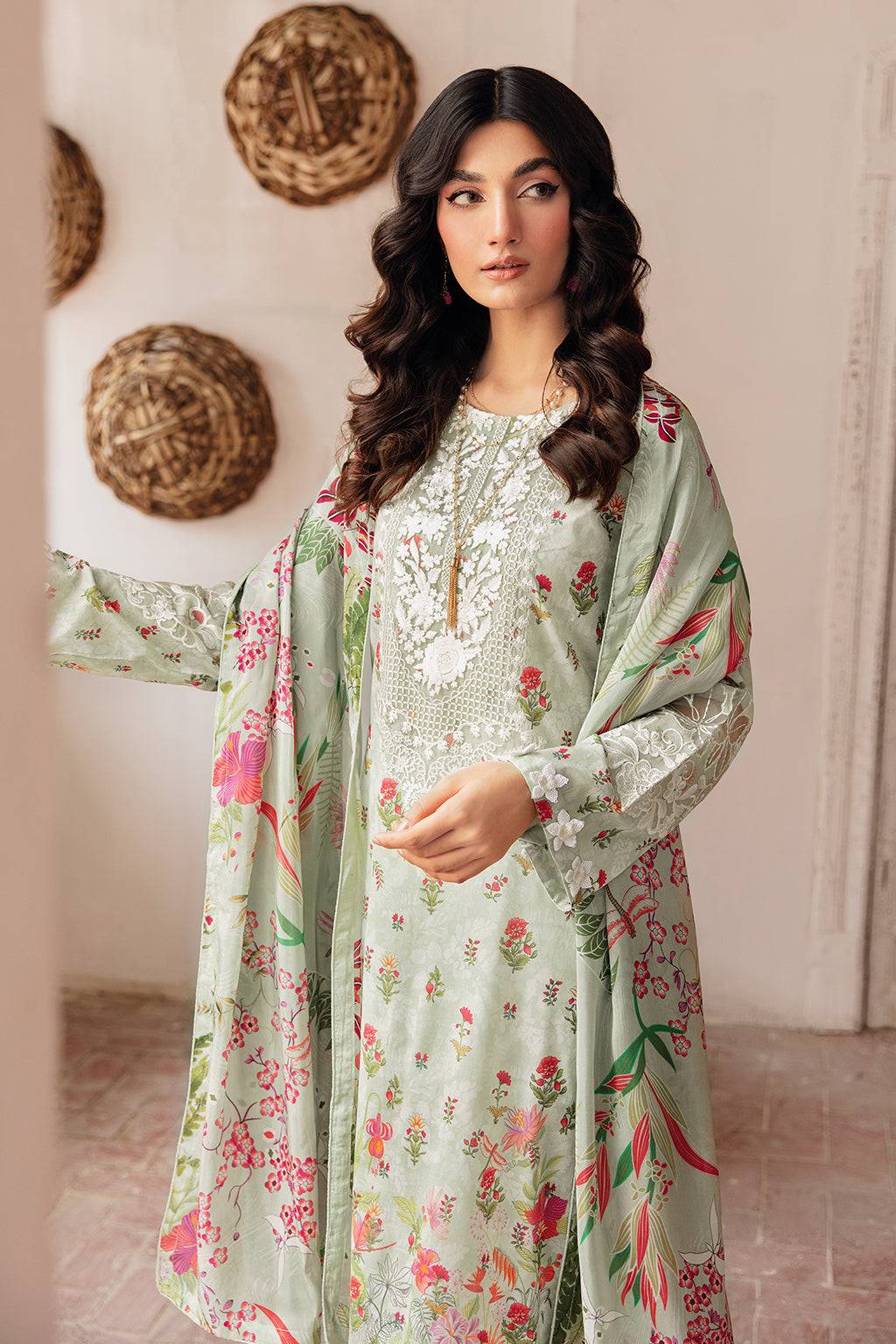 Ramsha | Rangrez Lawn Collection | N-409 - Pakistani Designer Dress - by Ramsha | Type: Casuals - 100% Original at Saira Sultan