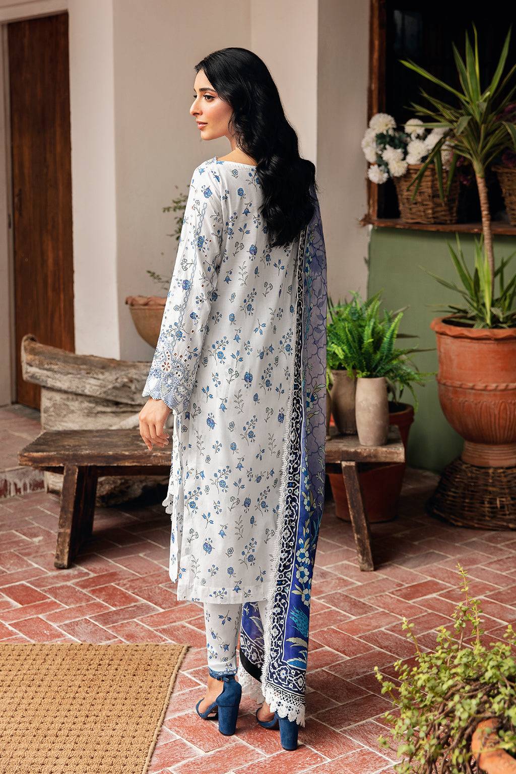 Ramsha | Rangrez Lawn Collection | N-403 - Pakistani Designer Dress - by Ramsha | Type: Casuals - 100% Original at Saira Sultan