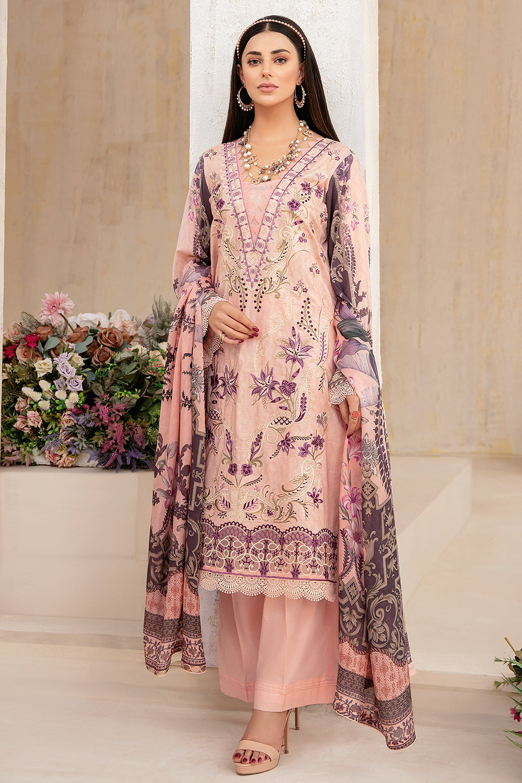 Ramsha | Rangrez Lawn Collection | N-306 - Pakistani Designer Dress - by Ramsha | Type: Casuals - 100% Original at Saira Sultan
