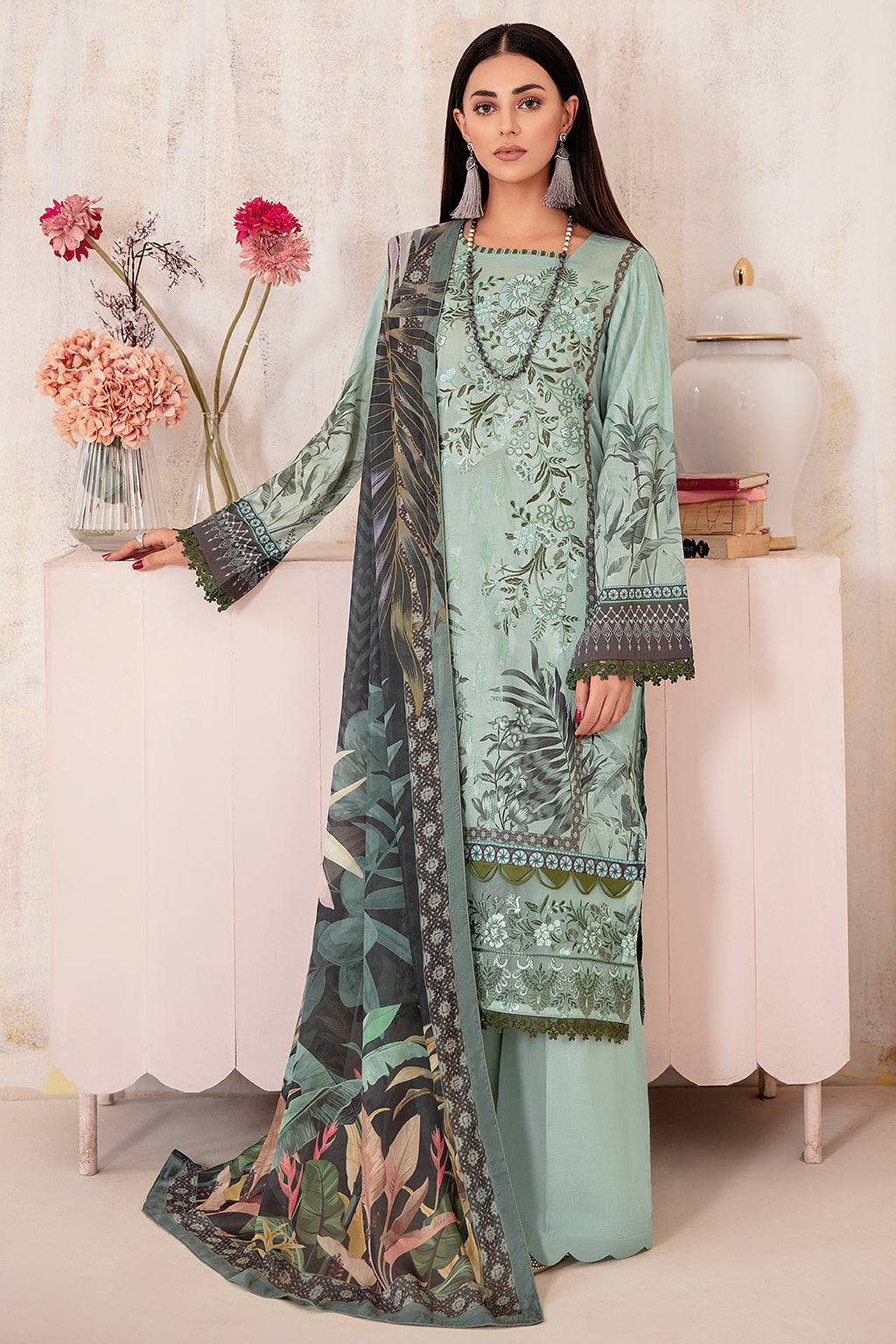 Ramsha | Rangrez Lawn Collection | N-301 - Pakistani Designer Dress - by Ramsha | Type: Casuals - 100% Original at Saira Sultan