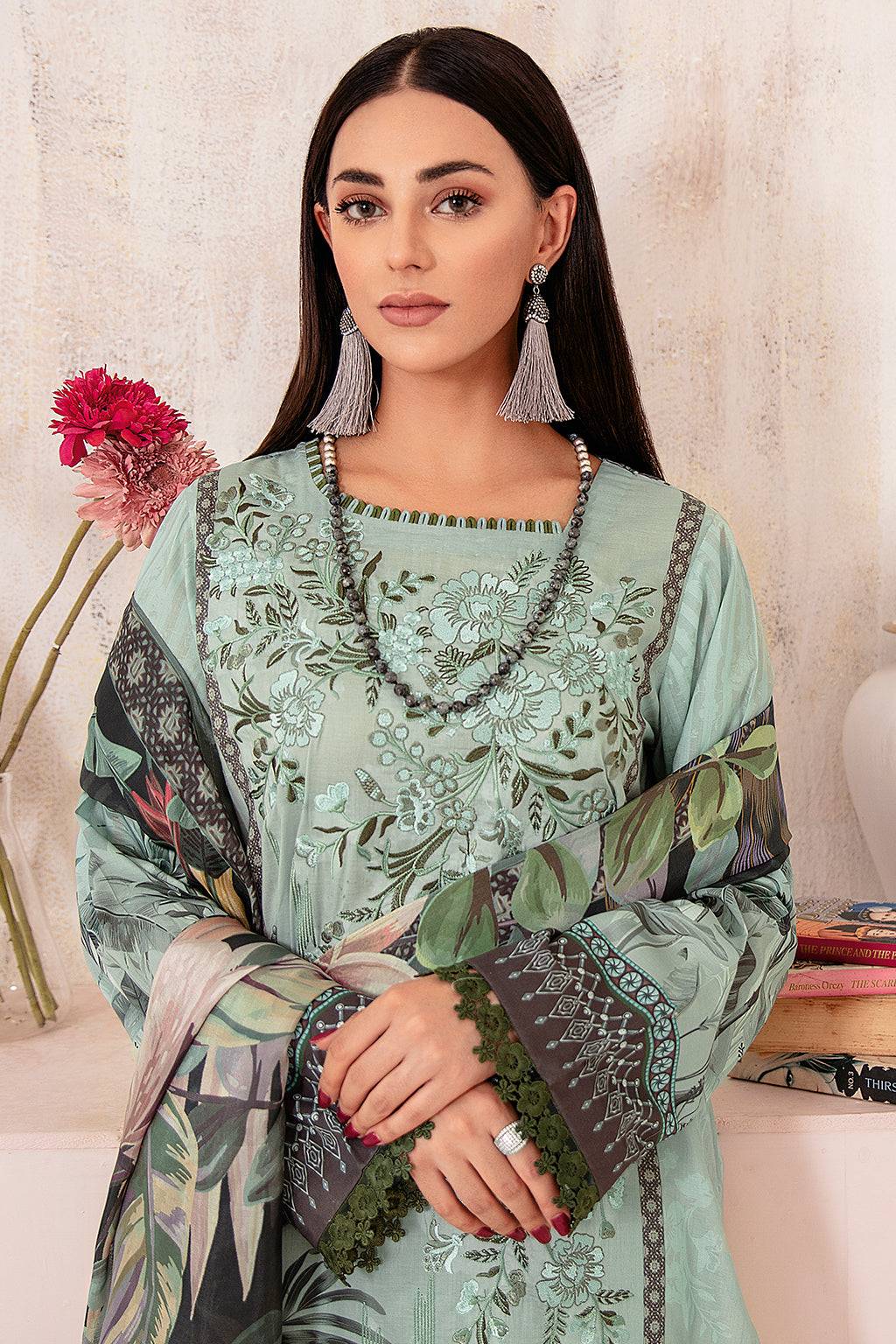 Ramsha | Rangrez Lawn Collection | N-301 - Pakistani Designer Dress - by Ramsha | Type: Casuals - 100% Original at Saira Sultan