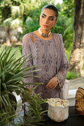 Ramsha | Dastak Luxury Chiffon Collection | Q-104 XL Lilac Gray Chiffon