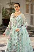 Ramsha | Dastak Luxury Chiffon Collection | Q-102 L Ice Blue Chiffon