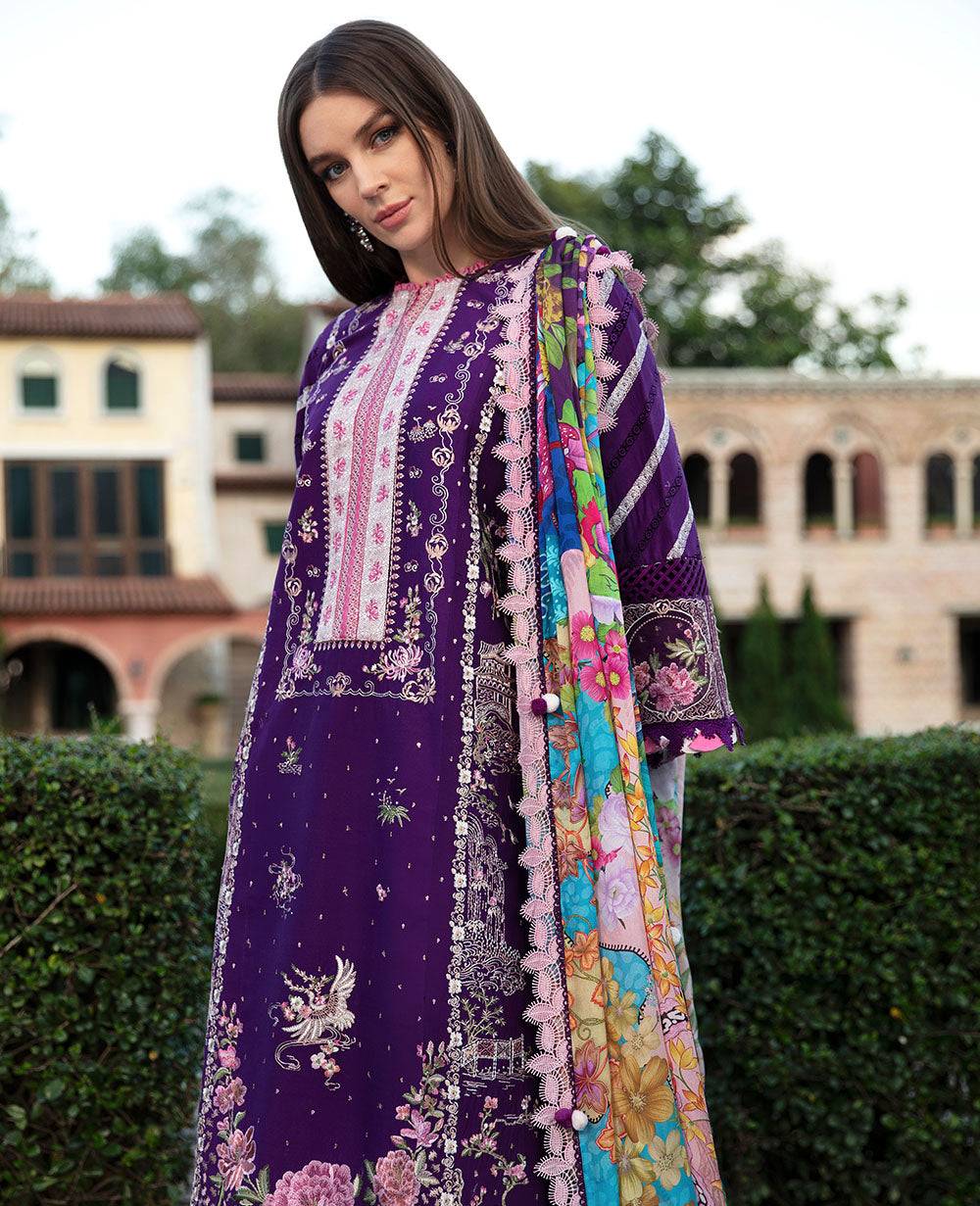 Republic Womenswear | Ilana Eid Luxury Lawn | Lisette - Pakistani Designer Dress - by Republic Womenswear | Type: Luxury - 100% Original at Saira Sultan