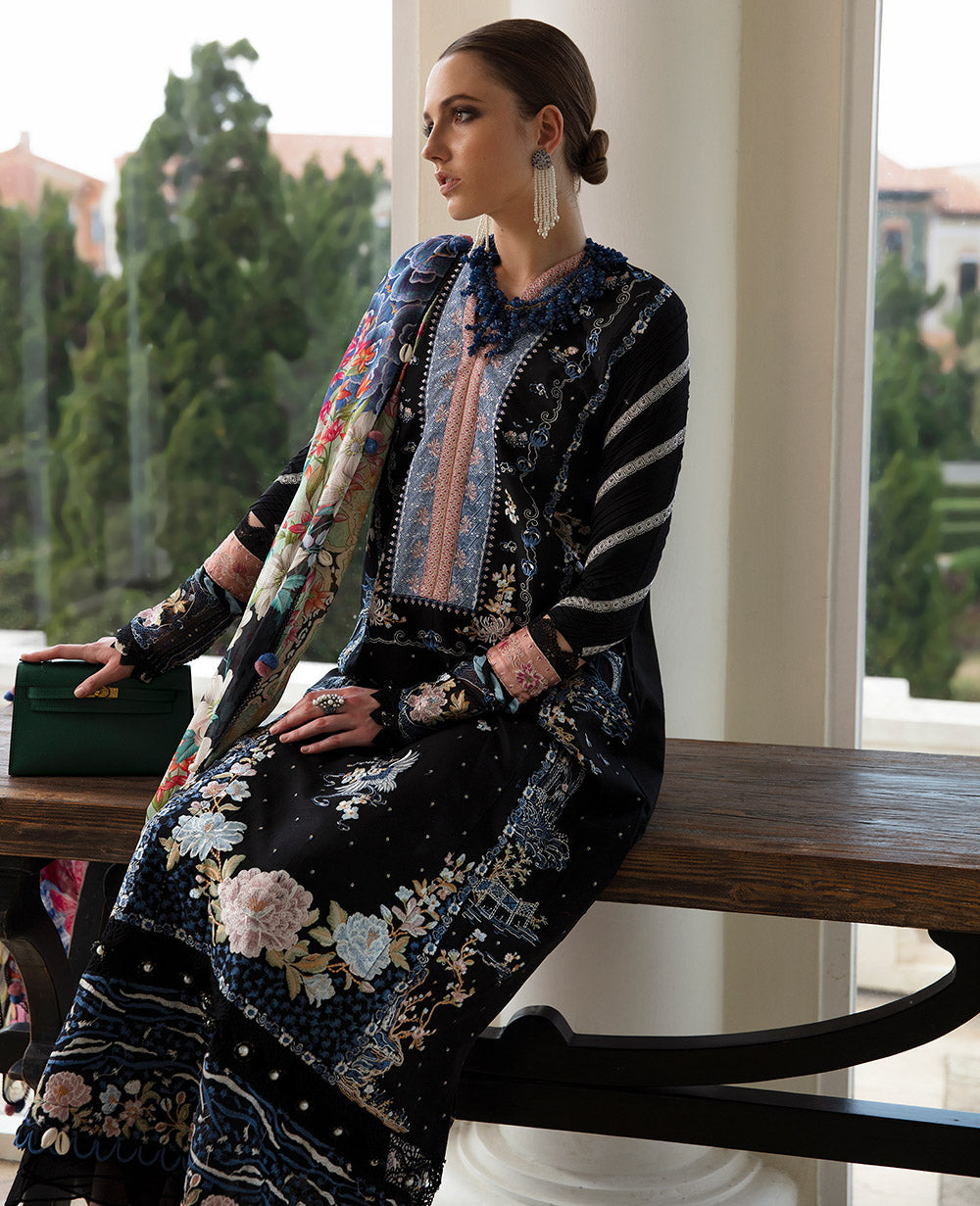 Republic Womenswear | Ilana Eid Luxury Lawn | MÃƒÂ©line - Pakistani Designer Dress - by Republic Womenswear | Type: Luxury - 100% Original at Saira Sultan