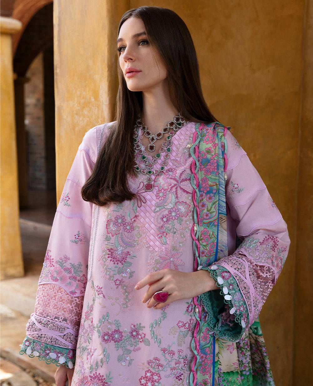 Republic Womenswear | Ilana Eid Luxury Lawn | Aveline - Pakistani Designer Dress - by Republic Womenswear | Type: Luxury - 100% Original at Saira Sultan