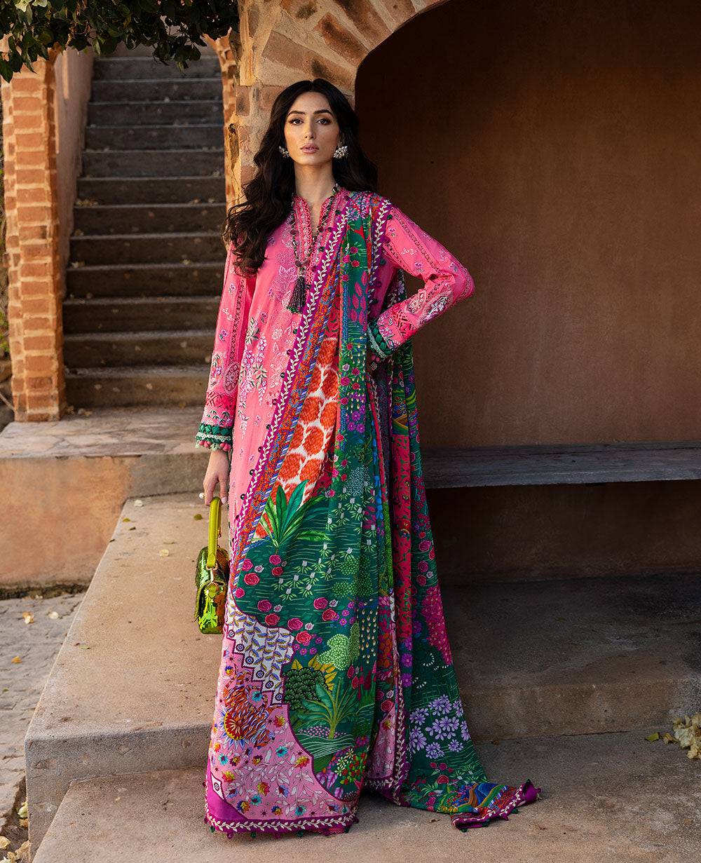 Republic Womenswear | Ilana Eid Luxury Lawn | Clemence - Pakistani Designer Dress - by Republic Womenswear | Type: Luxury - 100% Original at Saira Sultan