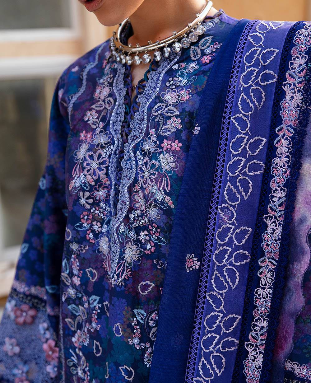 Republic Womenswear | Ilana Eid Luxury Lawn | Lawn Lune - Pakistani Designer Dress - by Republic Womenswear | Type: Luxury - 100% Original at Saira Sultan