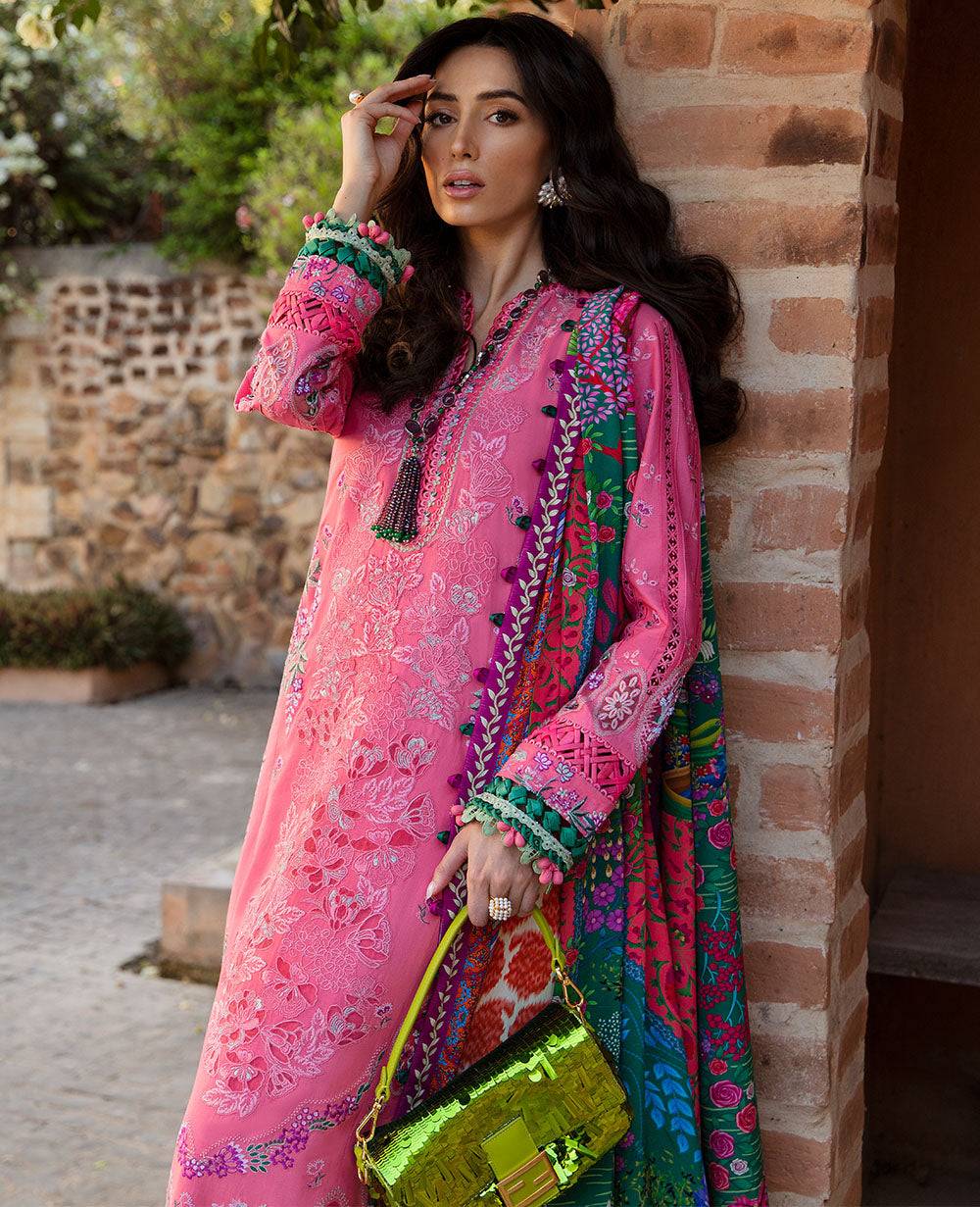 Republic Womenswear | Ilana Eid Luxury Lawn | Clemence - Pakistani Designer Dress - by Republic Womenswear | Type: Luxury - 100% Original at Saira Sultan