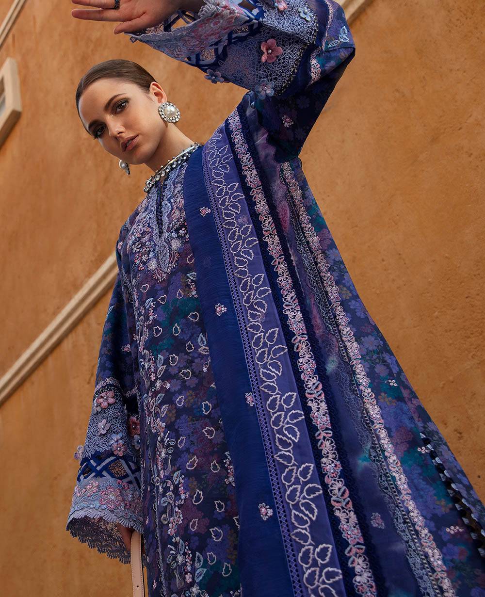 Republic Womenswear | Ilana Eid Luxury Lawn | Lawn Lune - Pakistani Designer Dress - by Republic Womenswear | Type: Luxury - 100% Original at Saira Sultan