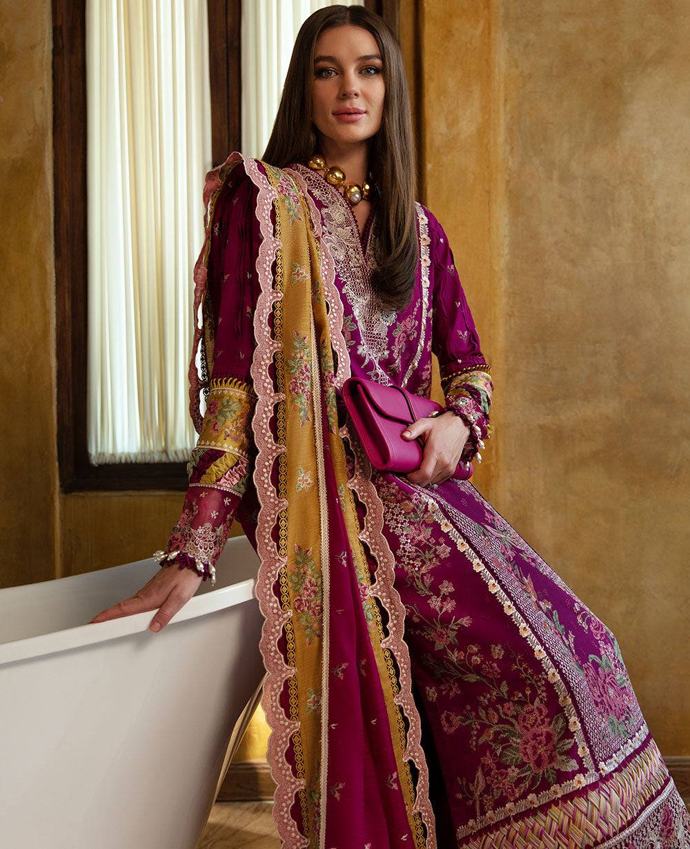 Republic Womenswear | Ilana Eid Luxury Lawn | Camille - Pakistani Designer Dress - by Republic Womenswear | Type: Luxury - 100% Original at Saira Sultan