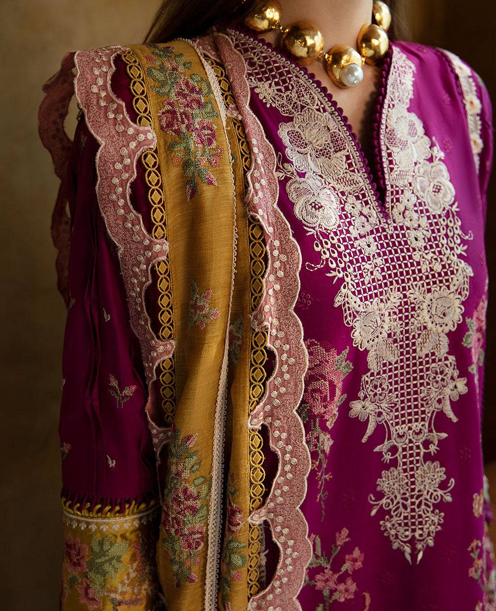 Republic Womenswear | Ilana Eid Luxury Lawn | Camille - Pakistani Designer Dress - by Republic Womenswear | Type: Luxury - 100% Original at Saira Sultan