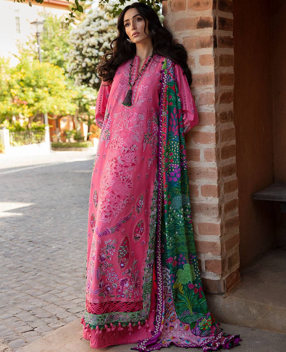 Republic Womenswear | Ilana Eid Luxury Lawn | Clemence - Pakistani Designer Dress - by Republic Womenswear | Type: Luxury - 100% Original at Saira Sultan
