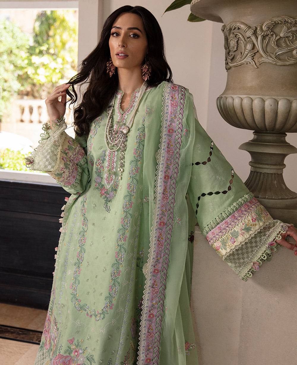 Republic Womenswear | Ilana Eid Luxury Lawn | AurÃƒÂ©lie - Pakistani Designer Dress - by Republic Womenswear | Type: Luxury - 100% Original at Saira Sultan