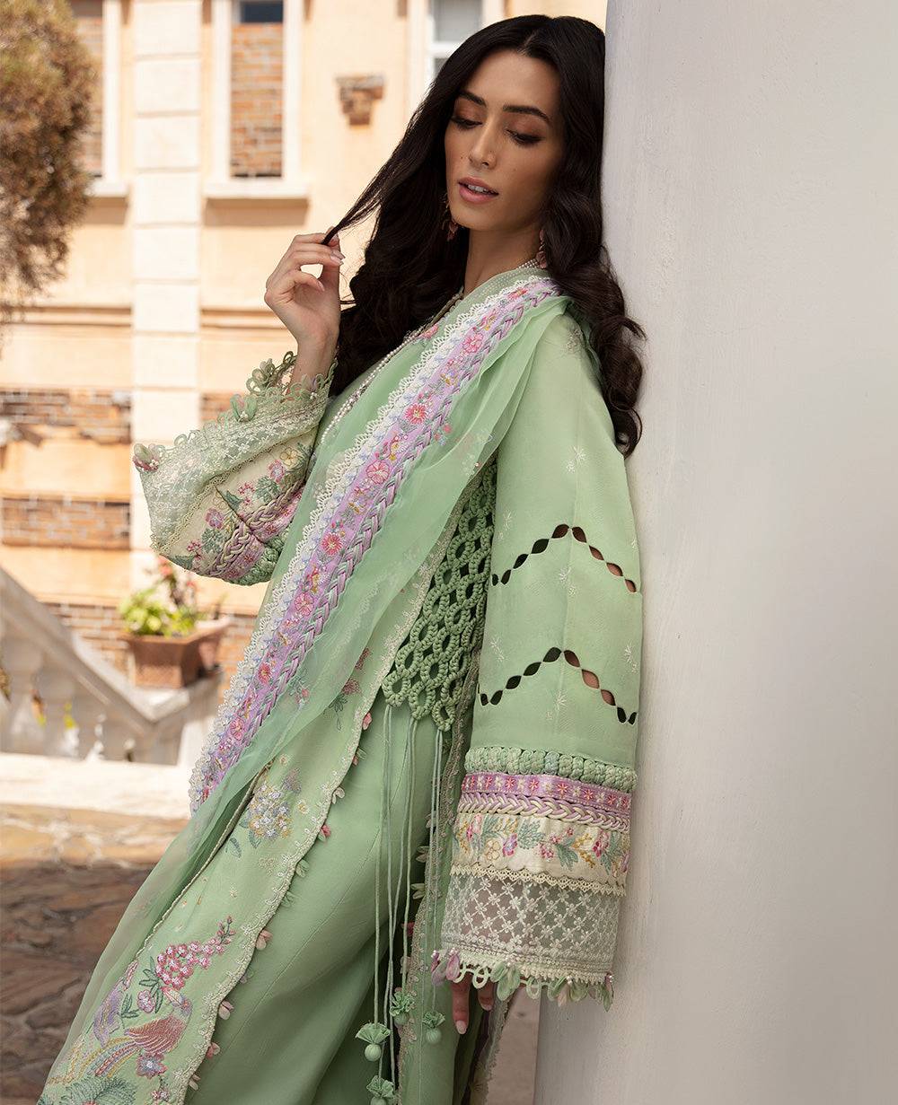 Republic Womenswear | Ilana Eid Luxury Lawn | AurÃƒÂ©lie - Pakistani Designer Dress - by Republic Womenswear | Type: Luxury - 100% Original at Saira Sultan