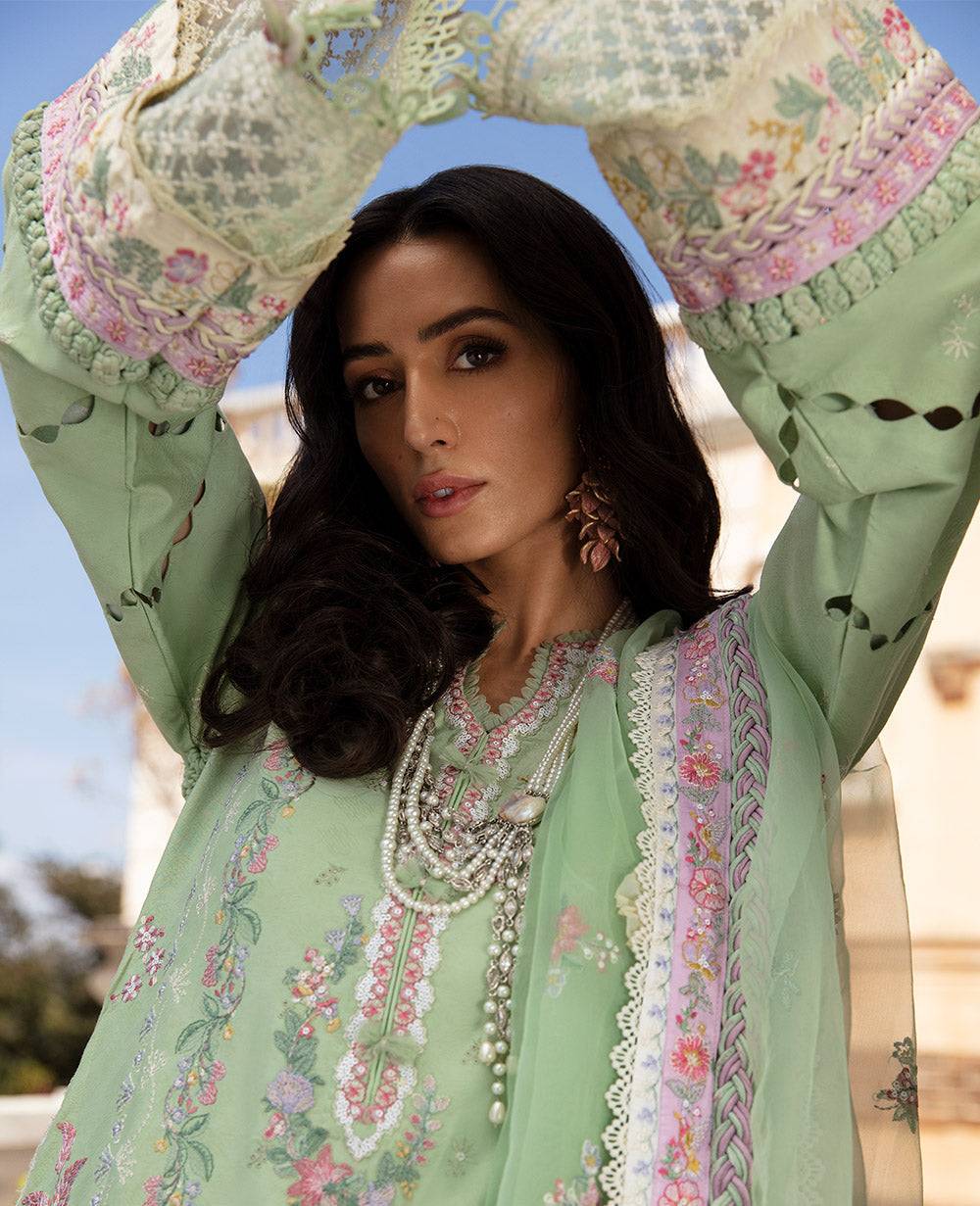 Republic Womenswear | Ilana Eid Luxury Lawn | AurÃƒÂ©lie - Pakistani Designer Dress - by Republic Womenswear | Type: Luxury - 100% Original at Saira Sultan