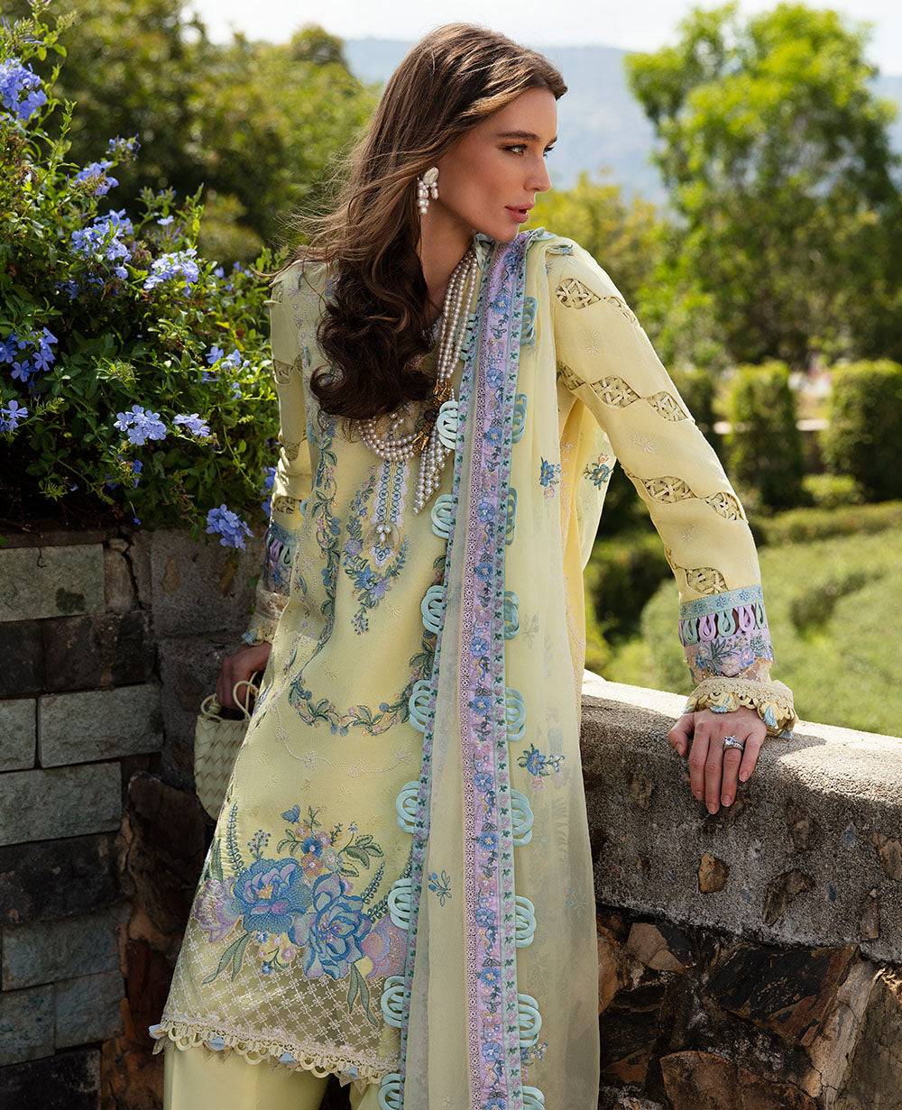 Republic Womenswear | Ilana Eid Luxury Lawn | Sylvie - Pakistani Designer Dress - by Republic Womenswear | Type: Luxury - 100% Original at Saira Sultan