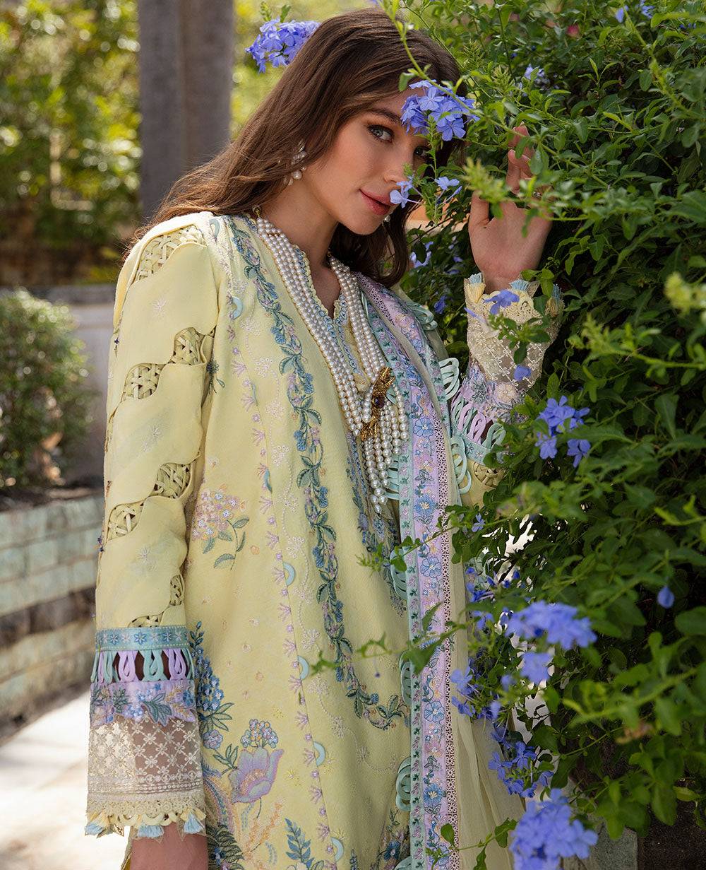 Republic Womenswear | Ilana Eid Luxury Lawn | Sylvie - Pakistani Designer Dress - by Republic Womenswear | Type: Luxury - 100% Original at Saira Sultan