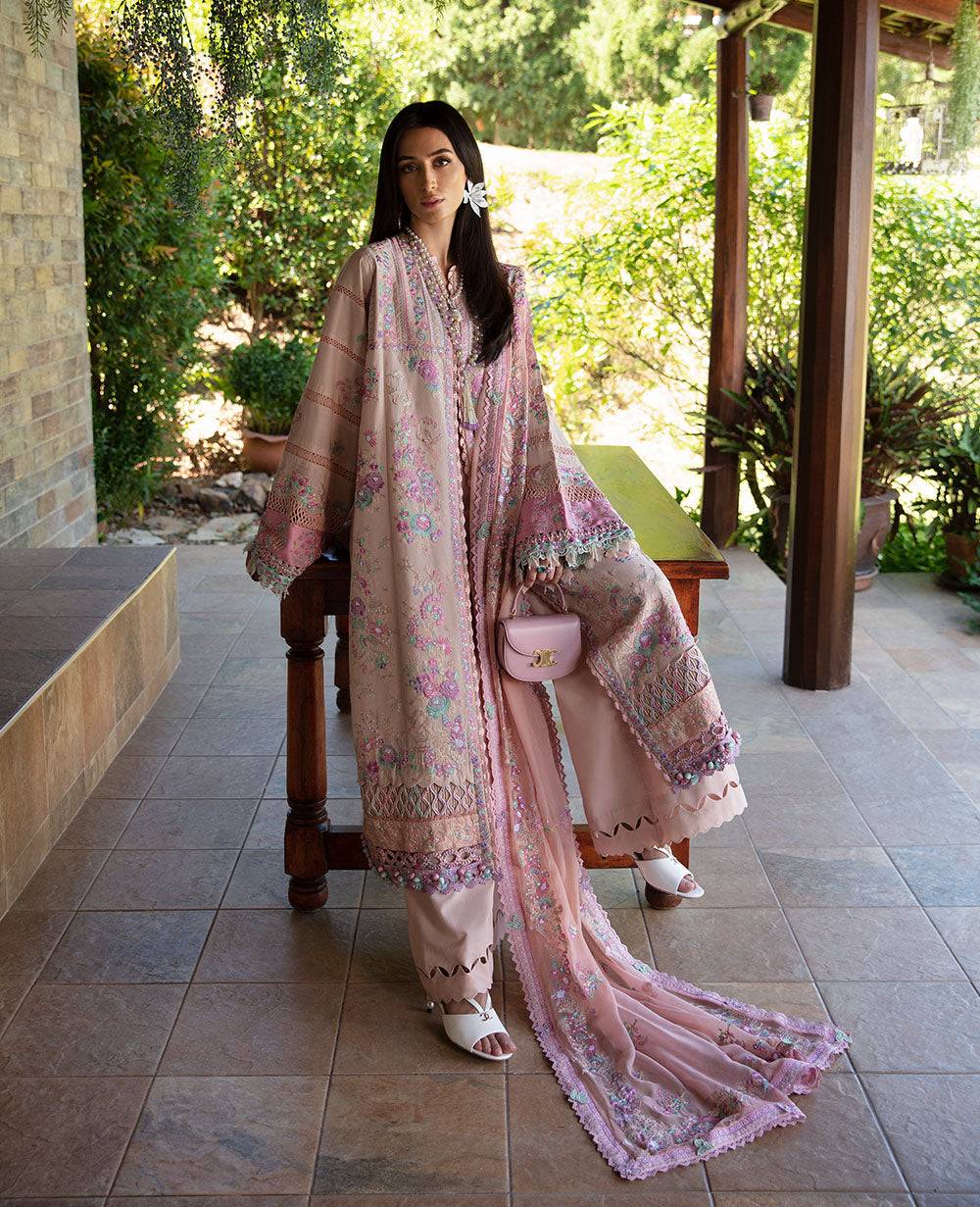 Republic Womenswear | Ilana Eid Luxury Lawn | Lumiere - Pakistani Designer Dress - by Republic Womenswear | Type: Luxury - 100% Original at Saira Sultan
