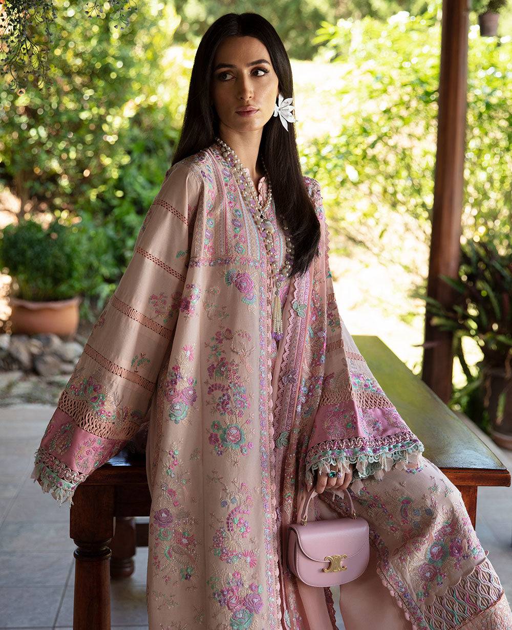 Republic Womenswear | Ilana Eid Luxury Lawn | Lumiere - Pakistani Designer Dress - by Republic Womenswear | Type: Luxury - 100% Original at Saira Sultan