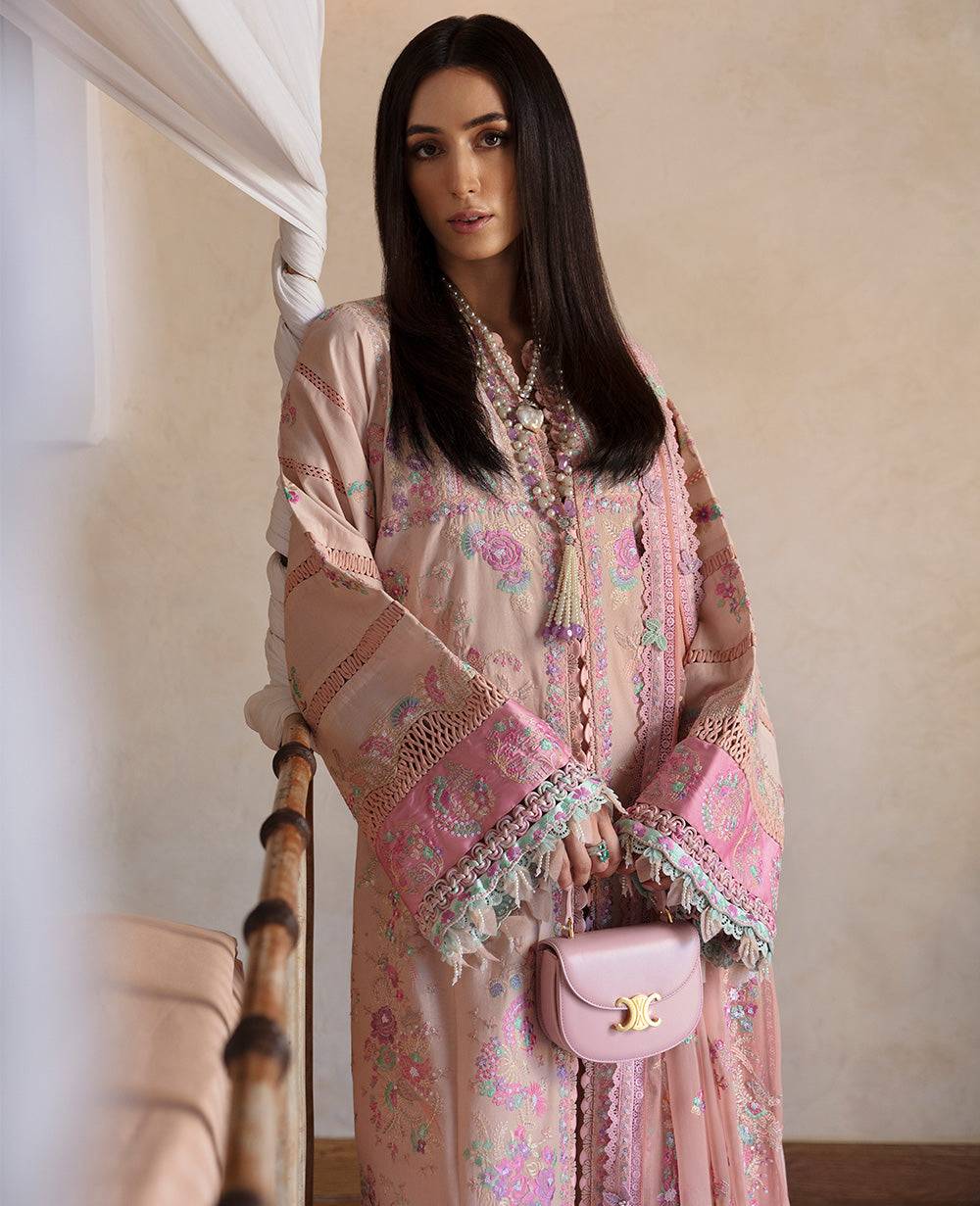 Republic Womenswear | Ilana Eid Luxury Lawn | Lumiere - Pakistani Designer Dress - by Republic Womenswear | Type: Luxury - 100% Original at Saira Sultan