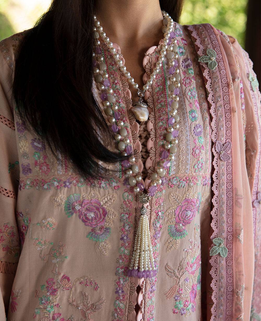 Republic Womenswear | Ilana Eid Luxury Lawn | Lumiere - Pakistani Designer Dress - by Republic Womenswear | Type: Luxury - 100% Original at Saira Sultan