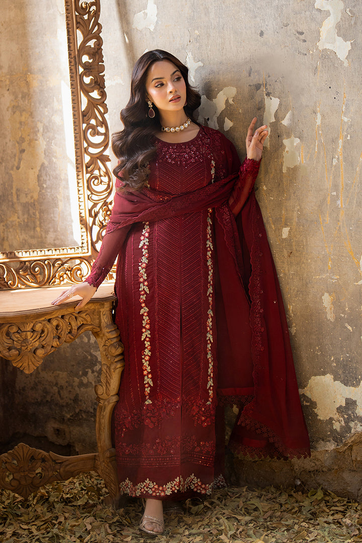 Azure | Ensembles Embroidered Formals | Red Mist