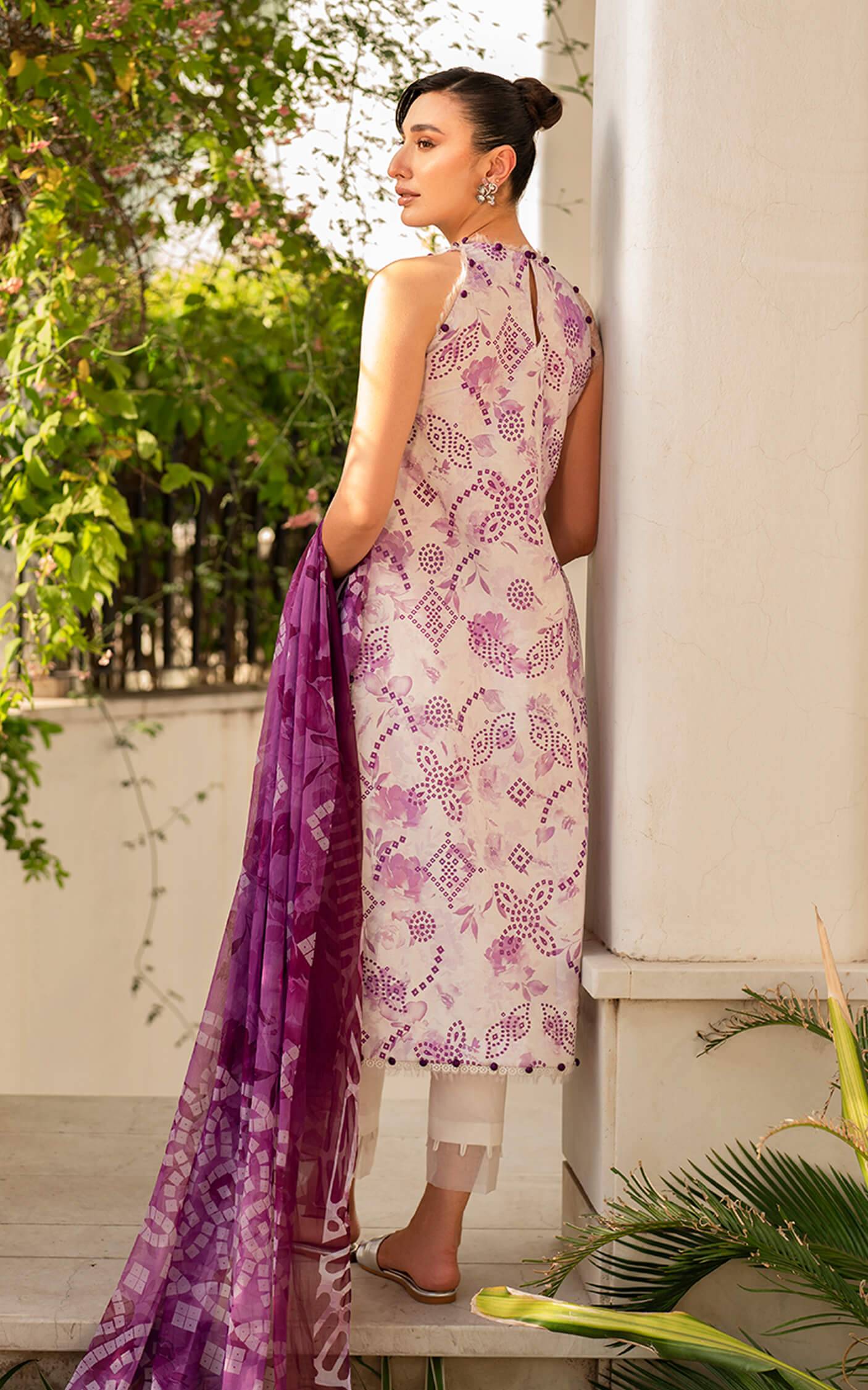 Asifa and Nabeel | Meraki Summer Vol 2 | Reshmi MK-10 - Pakistani Designer Dress - by Asifa and Nabeel | Type: Luxury - 100% Original at Saira Sultan