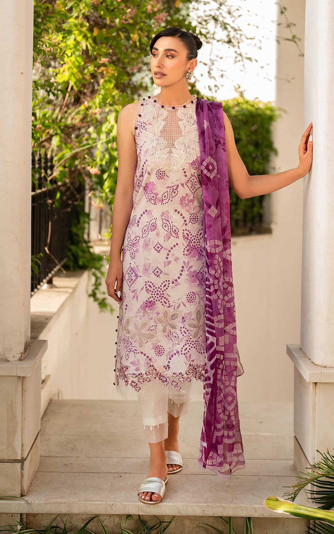 Asifa and Nabeel | Meraki Summer Vol 2 | Reshmi MK-10 - Pakistani Designer Dress - by Asifa and Nabeel | Type: Luxury - 100% Original at Saira Sultan