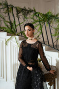 Azzal | Mishri Formals | Roohi M Black Organza
