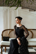 Azzal | Mishri Formals | Roohi L Black Organza