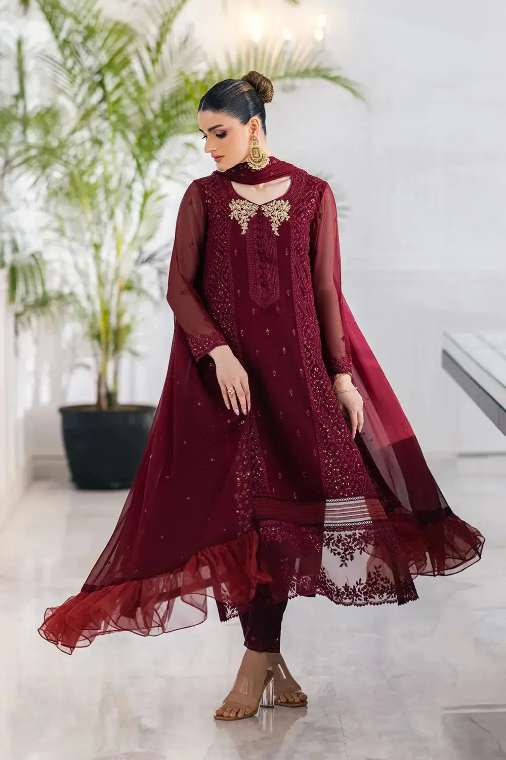 Azure | Embroidered Ensembles 23 | Ruby Vine - Pakistani Designer Dress - by Azure | Type: Formal - 100% Original at Saira Sultan