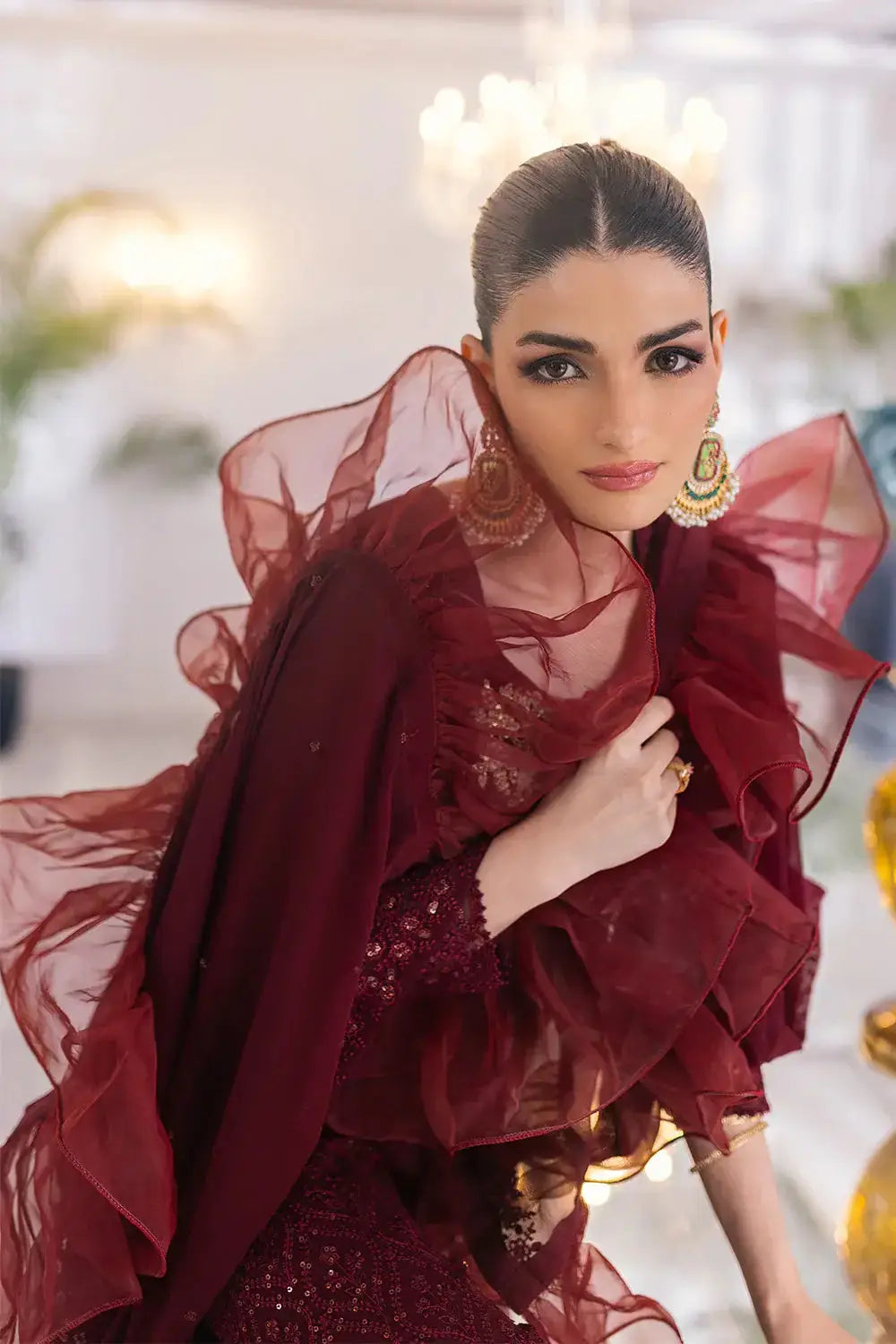 Azure | Embroidered Ensembles 23 | Ruby Vine - Pakistani Designer Dress - by Azure | Type: Formal - 100% Original at Saira Sultan