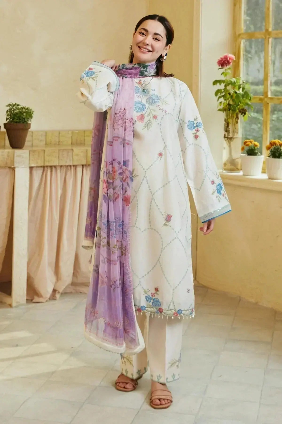 Zara Shahjahan | Coco Lawn 24 | RUHI-10A - Pakistani Designer Dress - by Zara Shahjahan | Type: Luxury - 100% Original at Saira Sultan