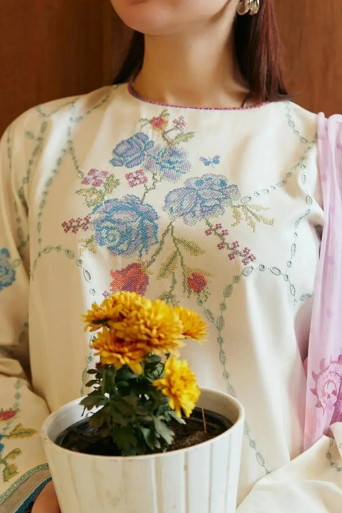 Zara Shahjahan | Coco Lawn 24 | RUHI-10A - Pakistani Designer Dress - by Zara Shahjahan | Type: Luxury - 100% Original at Saira Sultan