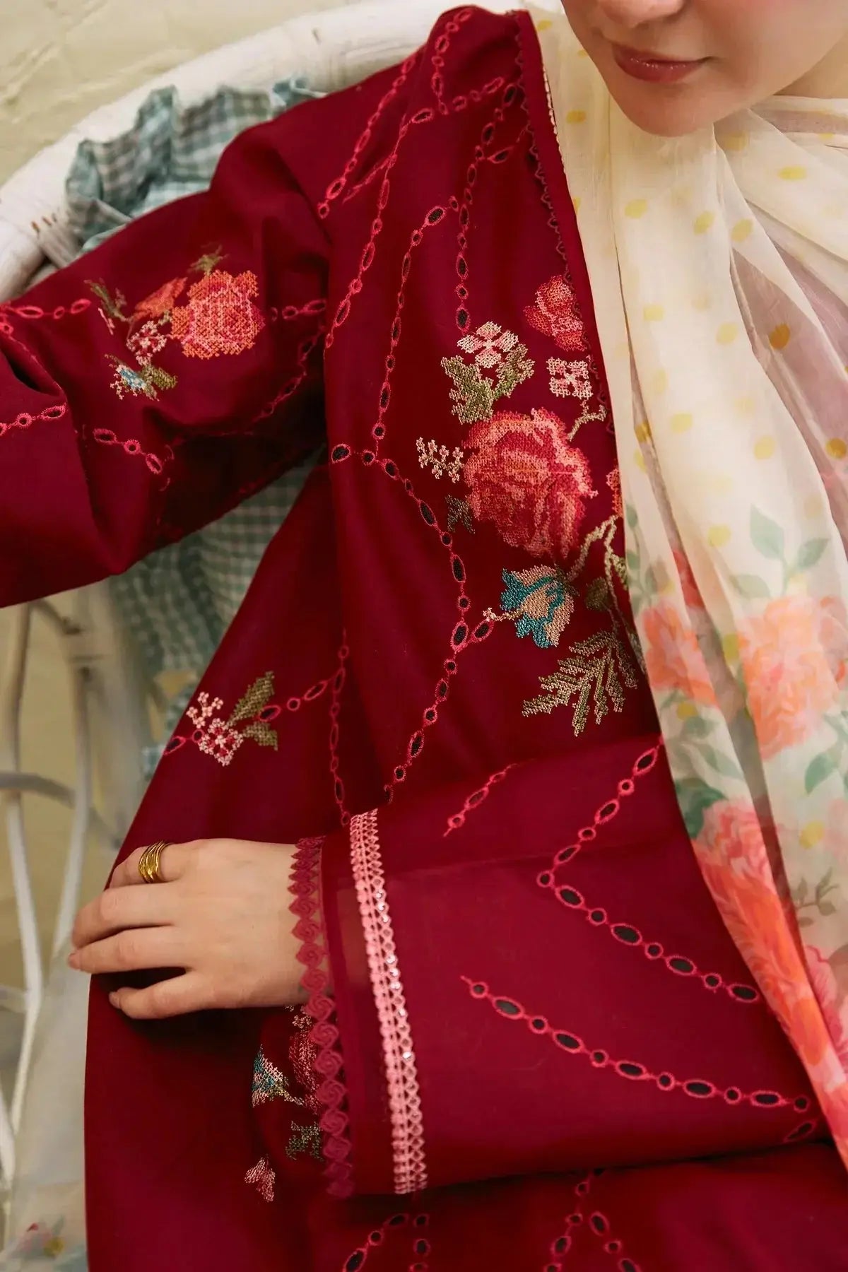 Zara Shahjahan | Coco Lawn 24 | RUHI-10B - Pakistani Designer Dress - by Zara Shahjahan | Type: Luxury - 100% Original at Saira Sultan