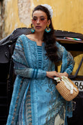 Gulaal | Saffira Lawn 25 | Inayah L Sky Blue Lawn